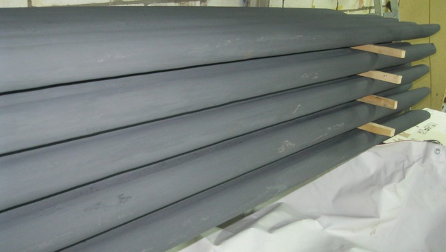 Древко черенок багровище для опорного инструмента багра рогача ДИН-42-3КП