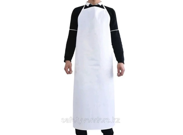 Apron white PVC