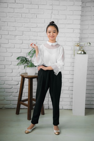 Школьная подростковая блузка