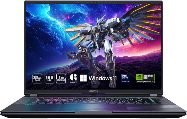 Best Gigabyte Aorus Elite 16 BWHC3INC64SH Gaming Laptop (Intel Core Ultra 9 275HX/ 32GB/ 1TB SSD/ Win11/ 8GB Graph)