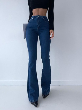 Джинсы клешь со стретчем!