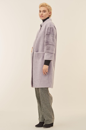 Пальто женское Silverfox модель 804-лаванда