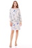 Демакс Женское белое платье с цветочным рисунком и передними карманами BUGATTI MODEL FLORAL