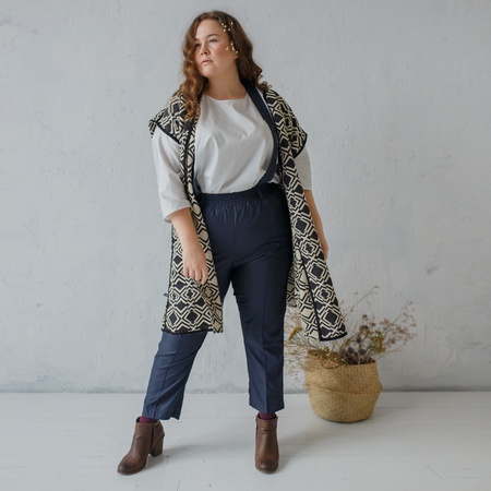 Брюки с завышенной талией