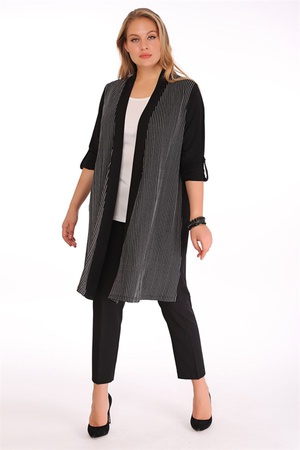 ДЛИННЫЙ КАРДИГАН В ПОЛОСКУ