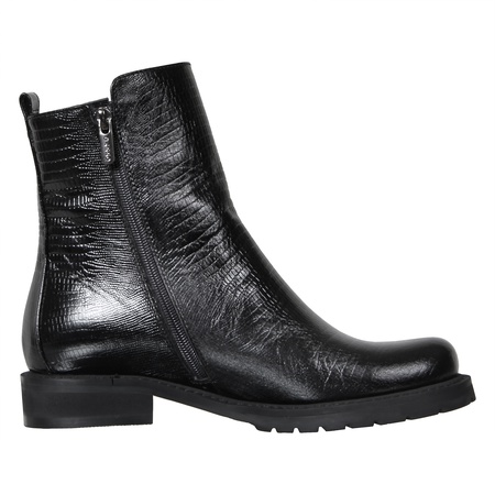 Женские ботинки, натуральная кожа под змею <G571>