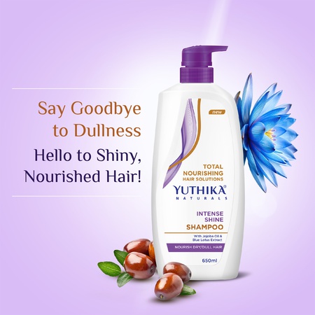 Yuthika Hair Fall Rescue Shampoo For Women & Men 80ml | Anti Hair Fall Shampoo | Strengthens Frizzy Hair | Enriched with Hazelnut & Tamanu Extracts