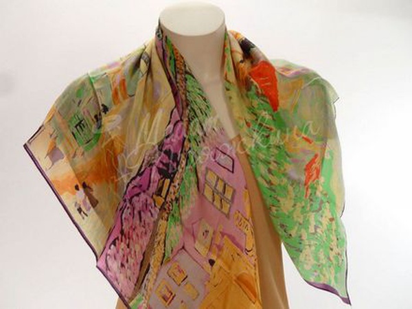 Платки сюжетные