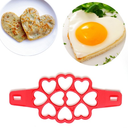 Krep, peynirli kek ve omletler için form Flippin fantastik 10&#39;u 1 arada silikon