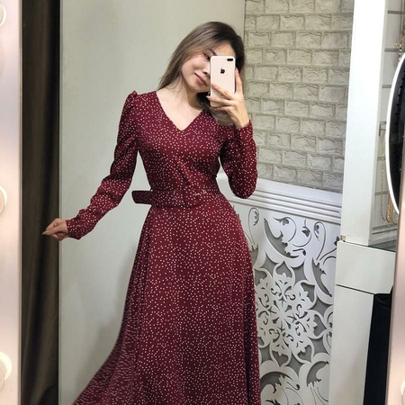 Yeni Yeni renkler 😍 Çiçek desenli şık elbise 😍 Kadife kemer 👗 42/44 beden