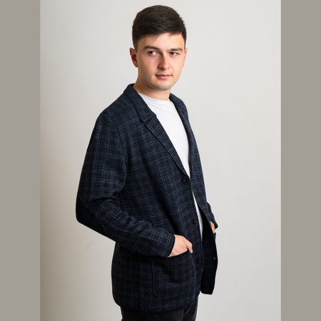 Кардиган мужской Осип синий