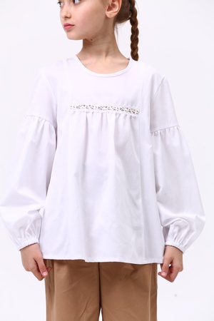 14. Летняя блузка для девочек (14-Kids blouse)