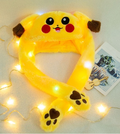 Шапка с кроличьими двигающимися ушками