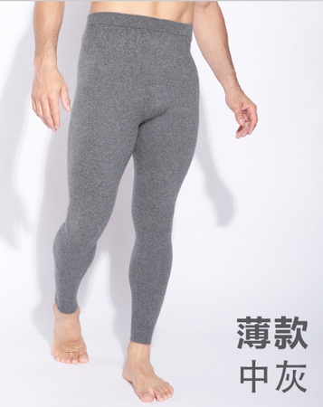 Мужские тонкие шерстяные брюки осень/зима Толстые флисовые брюки Теплые длинные кальсоны Леггинсы шерстяные теплые брюки