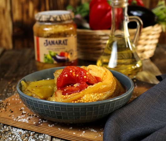 Овощи запеченные на мангале