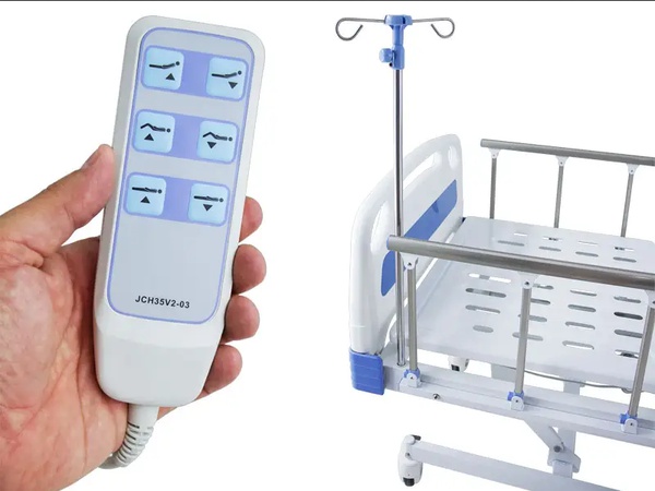 Электрическая больничная койка с 3 функциями и поручнями