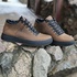 Leather men's sneakers