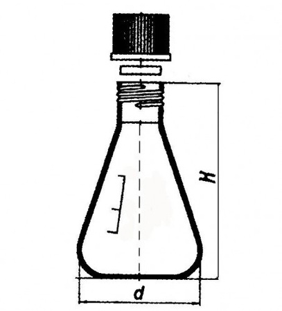 Колба Эрленмейера, 250 мл