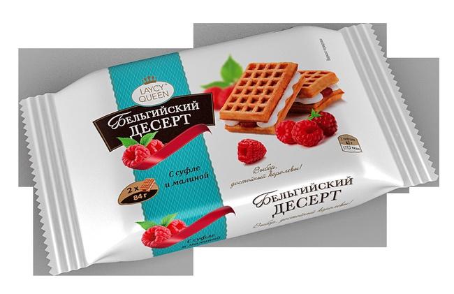 Sufle ve ahududu ile Belçika tatlısı