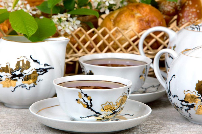 Сервиз чайный - Сакура (Тюльпан, 15 предметов)