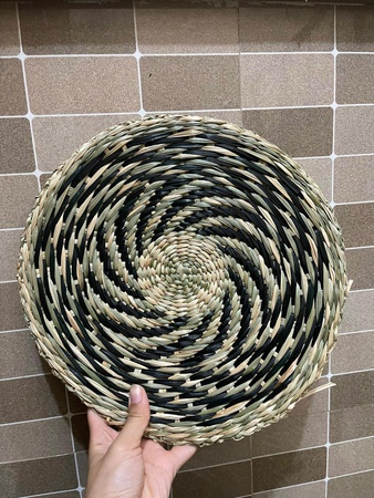 Салфетки из морской травы, настольный коврик, плетеные салфетки из ротанга, салфетки из водного гиацинта