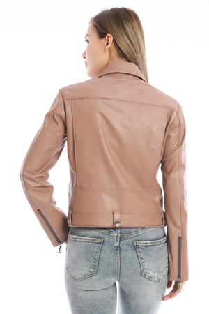 Leather jacket for women - Relaxed Fit