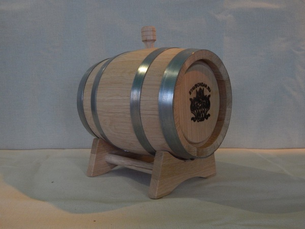 Бочка 10 литров, внутренний обжиг - средний (без к