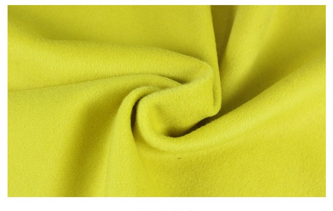 50% yün tek taraflı kısa yün kristal yün palto yünlü örme takım elbise sonbahar/kış kumaş