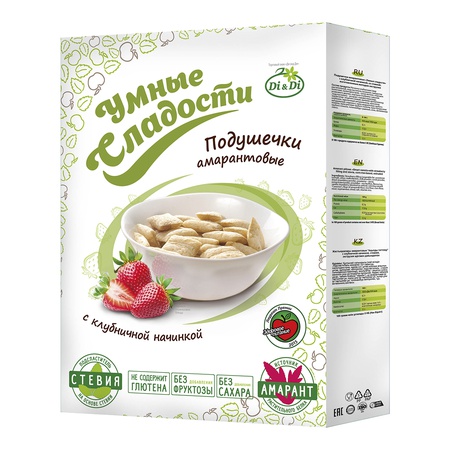 Çikolata dolgulu akıllı tatlılar amaranth pedleri, 150 g