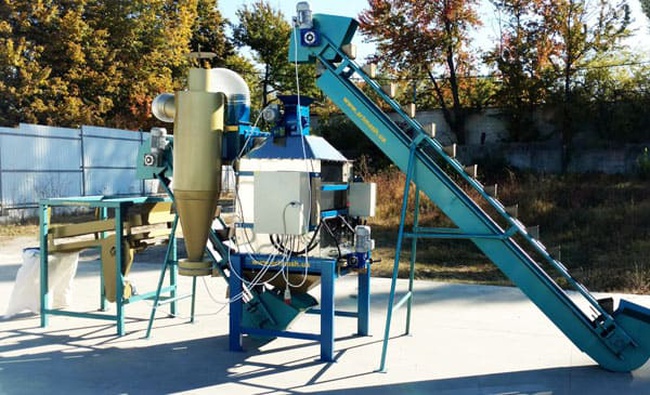 Противоточный охладитель пеллет Артмаш