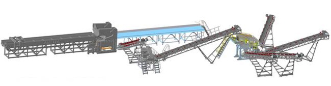 reinforced concrete and concrete processing complex