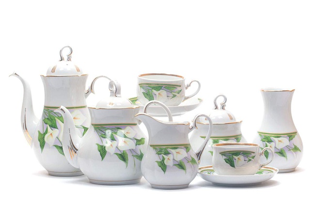 Сервиз чайно- кофейный 29 предм. Аппетитный Каллы