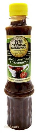 SAUCE MIT BASIL &quot;BAMBUSSTAMM&quot; 320 G.