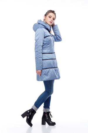 Пальто стеганое