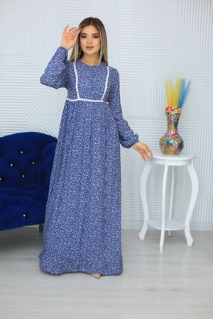 Штапельное платье