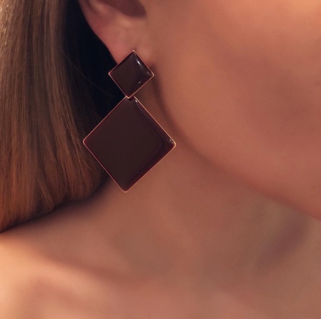 Серьги длинные «ловец снов»