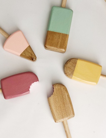 деревянное мороженое (набор)