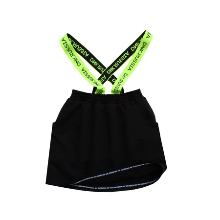 Юбка с подтяжками DNK черная