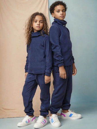 Тёплый флисовый костюм для мальчиков и девочек