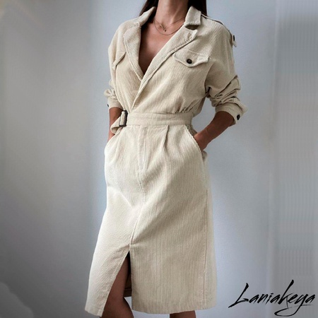 Corduroy dress
