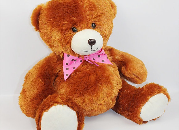 Игрушка мягконабивная Мишка с бантом 36/43см / арт. 01-81