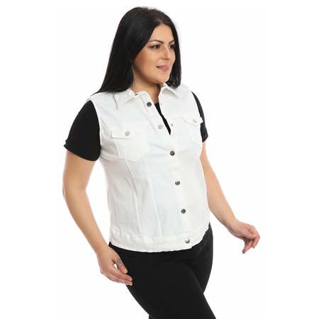 Büyük Beden Kot Yelek