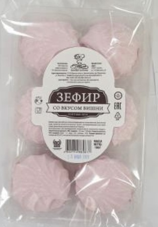 Зефир вишня в «корекс» 180гр.