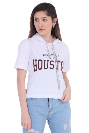 Футболка с капюшоном Houston с надписью