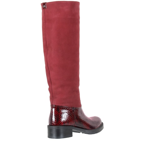 Женские сапоги, нубук, кожа <G5710>