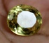 Certified Natural  Ceylon Canary Yellow Sapphire VS Clarity Oval gemstone