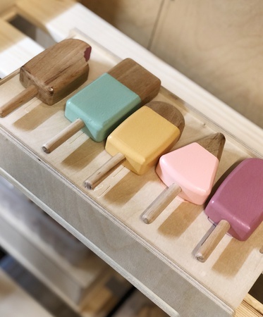 деревянное мороженое (набор)