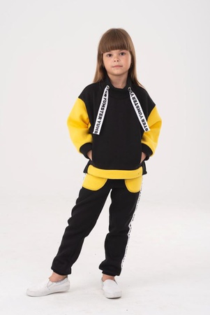 Свитшот черно-желтый Yumster YC.02.09.002