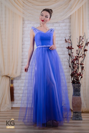 Платье со стразами "Лиала"