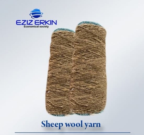 Sheep wool yarn
